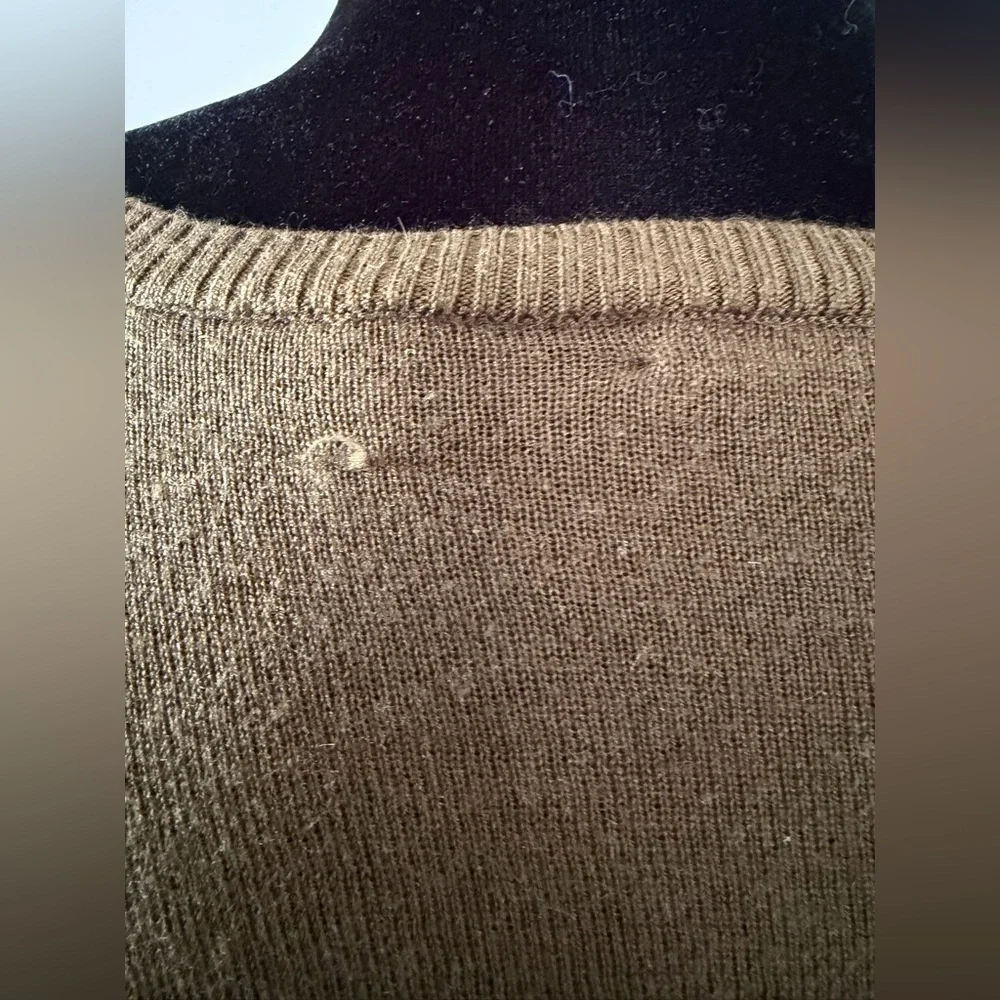 Vince  cashmere silk Olive‎ Knit Sweater